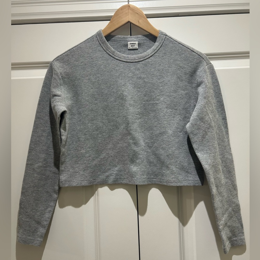 SUNDAY BEST WAFFLE LONG SLEEVE